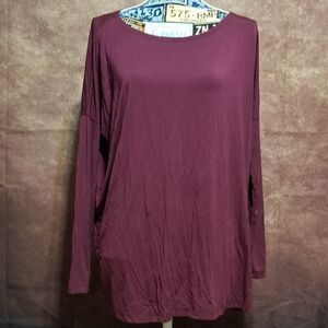 Piko 1988 deep purple blouse